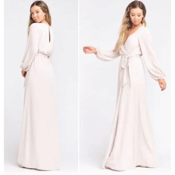 Show Me Your Mumu Lady Long Sleeve Wrap Dress NWOT - Picture 2 of 8